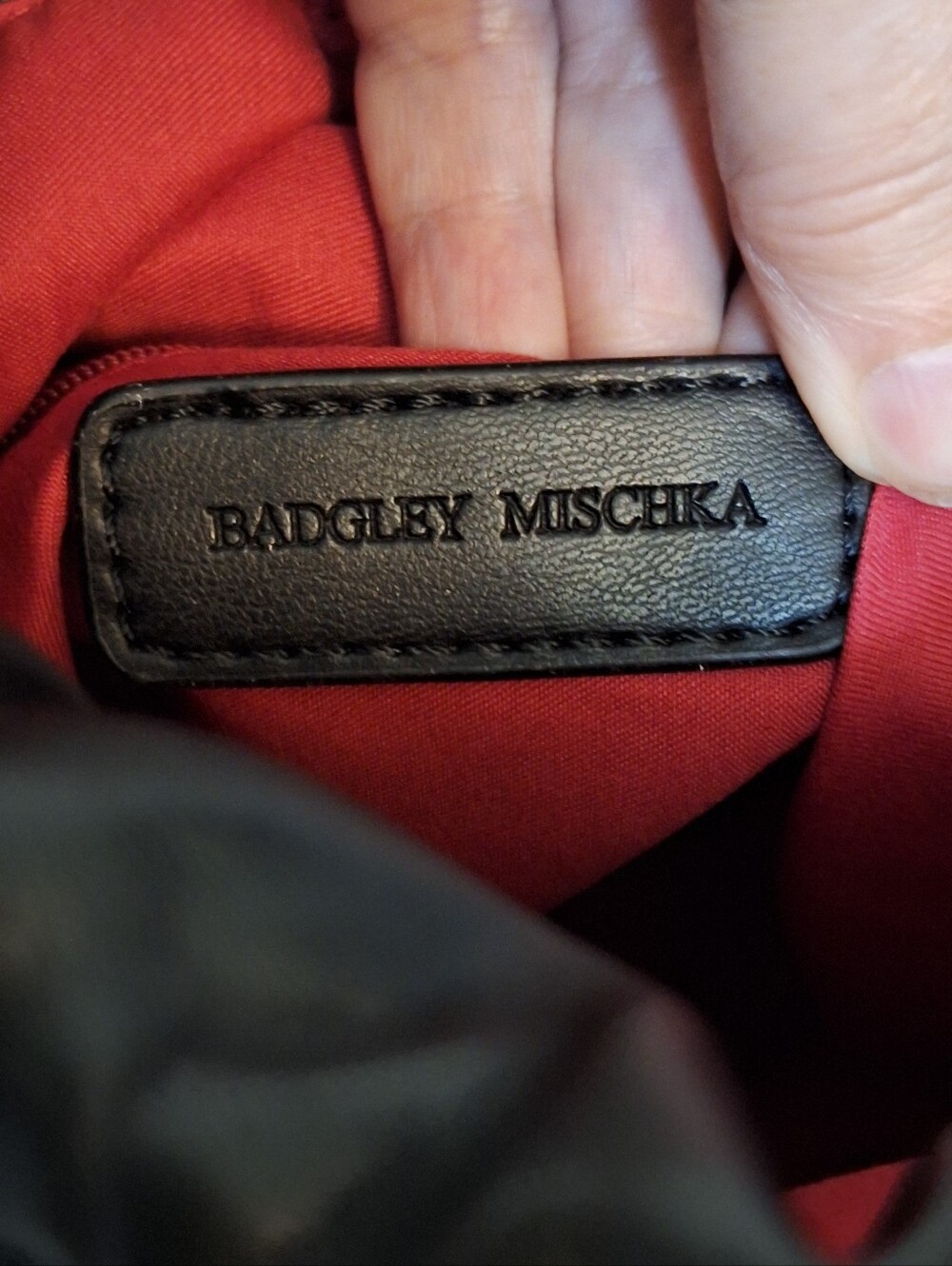 Badgley Mischka Sequence Bucket Bag - Picture 7 of 8